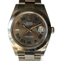 Rolex Datejust 41 Edelstahl Wimbledon Dial 126300 Herrenuhr FULL SET 2020