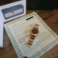 Rolex Daytona Stahl / 18k Gold Black Dial 116523 LC100 Herrenuhr FULL SET 2003