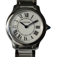Cartier Ronde must de Cartier 29mm Edelstahl WSRN0033 (4422) Damenuhr FULL SET