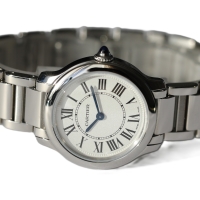 Cartier Ronde must de Cartier 29mm Edelstahl WSRN0033 (4422) Damenuhr FULL SET