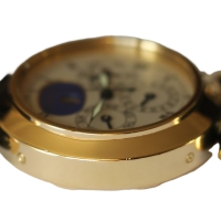 Cartier Pasha 18k / 750 Gelbgold Ewiger Kalender Perpetual Herrenuhr Ref.: 30003 mit Box