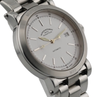 Mühle Glashütte City M99 Weiß M1-99-00 Edelstahl 40 mm Automatik Herrenuhr B&P