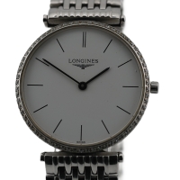 LONGINES Le Grande Classique Diamonds 33mm Edelstahl Quarz L4.635.2 Damenuhr Box