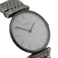 LONGINES Le Grande Classique Diamonds 33mm Edelstahl Quarz L4.635.2 Damenuhr Box