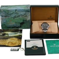 Rolex Submariner Date 40 Edelstahl 16610 K-Serie Herrenuhr FULL SET 2002