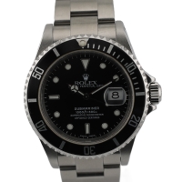 Rolex Submariner Date 40 Edelstahl 16610 K-Serie Herrenuhr FULL SET 2002
