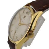 Omega Seamaster "Pre-Ranchero" Handaufzug Vintage 18k /750 Gelbgold Ref.: 2507