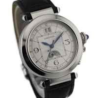 Cartier Pasha XL GMT Mondphase Night & Day W3109255 (2938) FULL SET NEU
