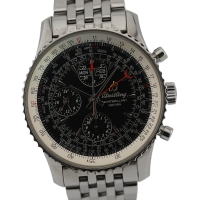 Breitling Montbrillant Datora Stahl Schwarz A2133012 Herrenuhr FULL SET 2018