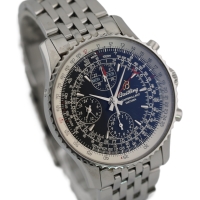 Breitling Montbrillant Datora Stahl Schwarz A2133012 Herrenuhr FULL SET 2018