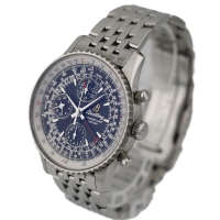 Breitling Montbrillant Datora Stahl Schwarz A2133012 Herrenuhr FULL SET 2018