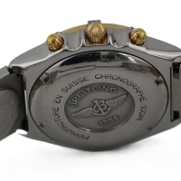 Breitling Chronomat UTC Stahl / 18k Gold Pilotarmband B13048 Herrenuhr Box