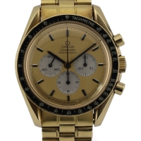 Omega Speedmaster Moonwatch "APOLLO XI 1969" 18k / 750 Gelbgold No.069 B&P
