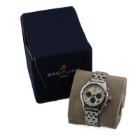 Breitling Cockpit Chronograph 37mm Edelstahl A30012 Herrenuhr Neuwertig Box