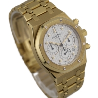 Audemars Piguet Royal Oak Chronograph 18k / 750er Gelbgold Herrenuhr FULL SET