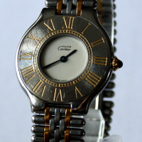 Cartier 21 Must de Cartier Quarz Stahl / Gold 31mm Damenuhr Ref.: 123000P