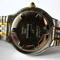 Cartier 21 Must de Cartier Quarz Stahl / Gold 31mm Damenuhr Ref.: 123000P