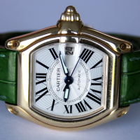 Cartier Roadster XL 18k / 750 Gelbgold Automatik 37mm W62003V2 (2524) FULLSET
