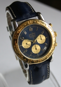 Zenith Epervier El Primero Chronograph Stahl Gold Automatik Herrenuhr