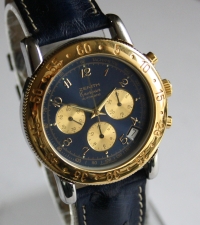 Zenith Epervier El Primero Chronograph Stahl Gold Automatik Herrenuhr