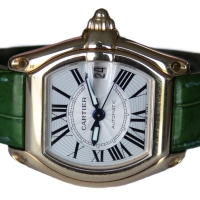 Cartier Roadster XL 18k / 750 Gelbgold Automatik 37mm W62003V2 (2524) FULLSET