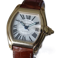 Cartier Roadster XL 18k / 750 Gelbgold Automatik 37mm W62003V2 (2524) FULLSET