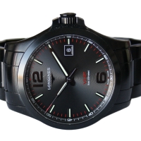 Longines Conquest V.H.P. Quarz Stahl Black Ref.: L3.726.2