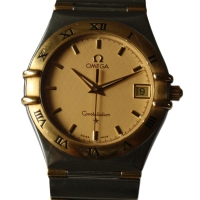 OMEGA Constellation Stahl / 18k Gelbgold 33,5mm Quarz Ref.: 1312.10.00 FULLSET