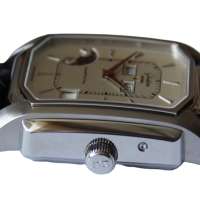 Glashütte Original Senator Karrée Ewiger Kalender Stahl Herrenuhr NOS FULLSET