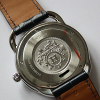 HERMÉS Arceau AR7Q.810 Quarz Stainless Steel Leather NEW