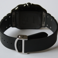 Cartier Santos Large PVD Black Grün WSSA0039 FULLSET