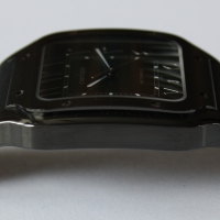 Cartier Santos Large PVD Black Grün WSSA0039 FULLSET