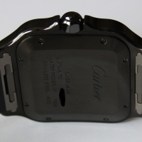 Cartier Santos Large PVD Black Grün WSSA0039 FULLSET