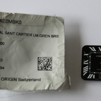 Cartier Santos Large PVD Black Grün WSSA0039 FULLSET