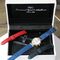 IWC Da Vinci Lady Chronograph 18k / 750er Gelbgold Ref.: 3735 Damenuhr FULLSET