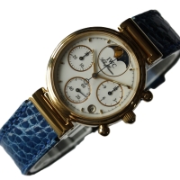 IWC Da Vinci Lady Chronograph 18k / 750er Gelbgold Ref.: 3735 Damenuhr FULLSET
