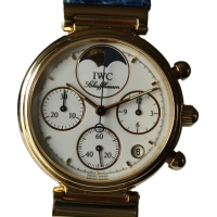 IWC Da Vinci Lady Chronograph 18k / 750er Gelbgold Ref.: 3735 Damenuhr FULLSET