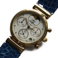 IWC Da Vinci Lady Chronograph 18k / 750er Gelbgold Ref.: 3735 Damenuhr FULLSET