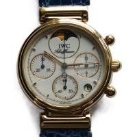 IWC Da Vinci Lady Chronograph 18k / 750er Gelbgold Ref.: 3735 Damenuhr FULLSET