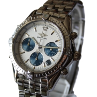 Breitling Cockpit Chronograph 37mm Edelstahl A30012 Herrenuhr Neuwertig Box