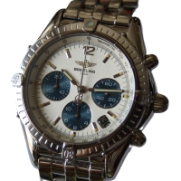 Breitling Cockpit Chronograph 37mm Edelstahl A30012 Herrenuhr Neuwertig Box