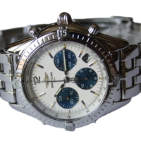 Breitling Cockpit Chronograph 37mm Edelstahl A30012 Herrenuhr Neuwertig Box