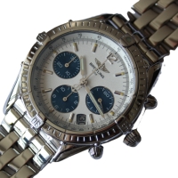 Breitling Cockpit Chronograph 37mm Edelstahl A30012 Herrenuhr Neuwertig Box