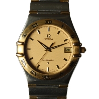 OMEGA Constellation Stahl / 18k Gelbgold 33,5mm Quarz Ref.: 1312.10.00 FULLSET