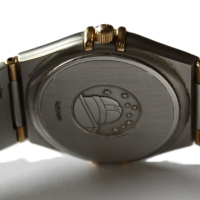 OMEGA Constellation Stahl / 18k Gelbgold 33,5mm Quarz Ref.: 1312.10.00 FULLSET