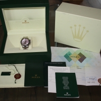 Rolex Daytona 18k / 750 White Gold Tahiti MOP Dial Ref.: 116509 LC100 FULLSET 2007