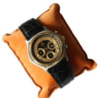 EBEL 1911 "Le Modulor" Stainless Steel / 18k Gold Chronograph 1137240 FULLSET