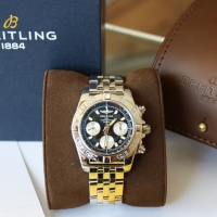 Breitling Chronomat 41 Black Pilot Bracelet AB014012/BA52 Box & Papers
