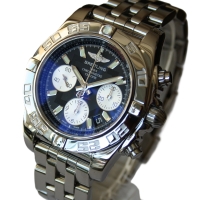 Breitling Chronomat 41 Black Pilot Bracelet AB014012/BA52 Box & Papers