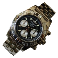 Breitling Chronomat 41 Black Pilot Bracelet AB014012/BA52 Box & Papers
